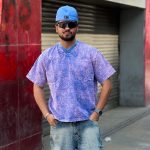 تیشرت ببسیک سنگشوری بنفش کد 11595