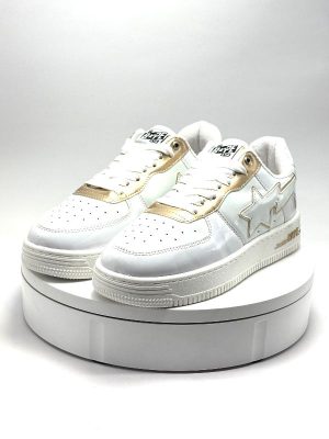 BAPE سفید طلایی کد 1160