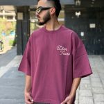 تیشرت گلدوزی بنفش کد 11227