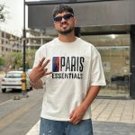 تیشرت طرحدار سفید کد 814