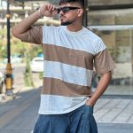 تیشرت رینگی سفید کرم کد 937