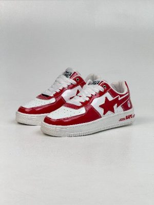 BAPE | بیپ سفید قرمز کد 12197