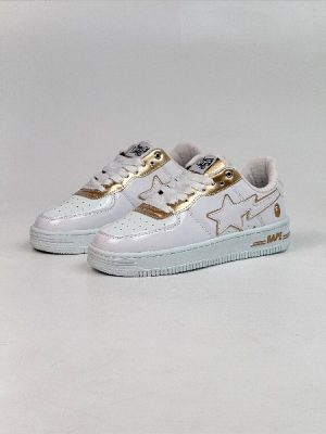BAPE | بیپ سفید طلایی کد 12202